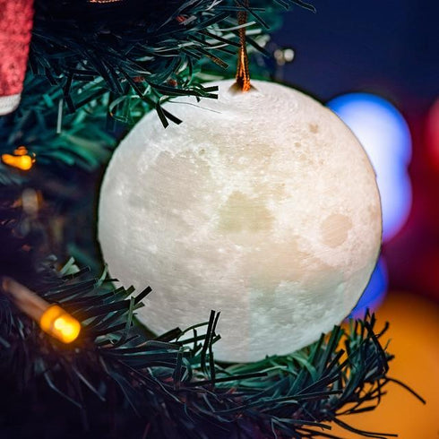 Spacemas - 3D Solar System (Planetary) Lamp Ornaments for Christmas Tree Decor